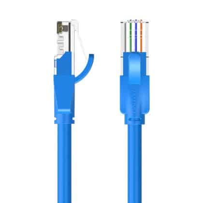 Καλώδιο Δικτύου UTP CAT6 Vention IBELG RJ45 Ethernet 1000Mbps 1.5m Μπλε