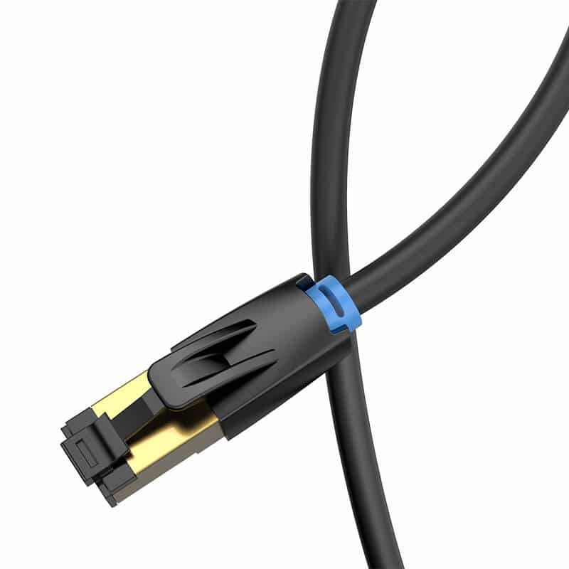 Καλώδιο Δικτύου CAT8 SFTP Vention IKABF RJ45 Ethernet 40Gbps 1m Μαύρο - Image 4