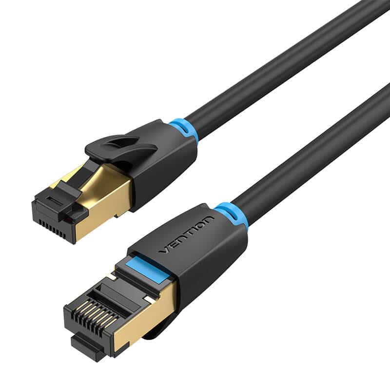 Καλώδιο Δικτύου CAT8 SFTP Vention IKABF RJ45 Ethernet 40Gbps 1m Μαύρο - Image 5