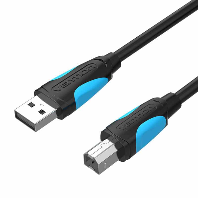 Vention VAS-A16-B100 Καλώδιο εκτυπωτή USB 2.0 A προς USB-B 1m Μαύρο - Image 2