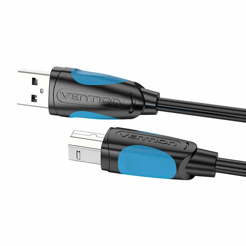 Vention VAS-A16-B100 Καλώδιο εκτυπωτή USB 2.0 A προς USB-B 1m Μαύρο - Image 5