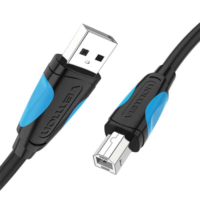Καλώδιο Εκτυπωτή USB 2.0 A προς USB-B Vention VAS-A16-B500 5m Μαύρο - Image 4