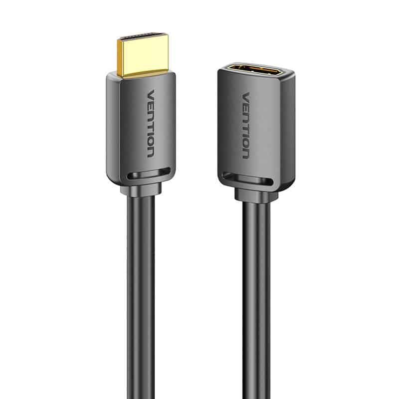 Vention AHCBH Καλώδιο Παράτασης από HDMI 2.0 Αρσενικό σε HDMI 2.0 Θηλυκό 2m, 4K 60Hz, (Μαύρο) - Image 2