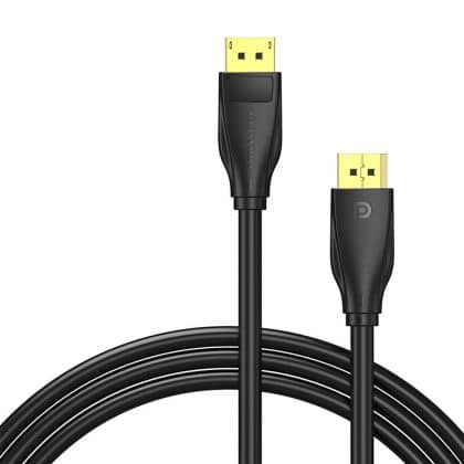 Καλώδιο DisplayPort 1.4 Vention HCDBF 1m, 8K 60Hz/ 4K 120Hz (μαύρο)