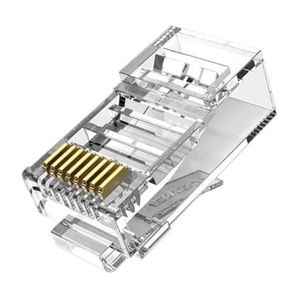 Vention Modular Plug RJ45 Cat.5E UTP Connector Διαφανές, 50 τεμάχια