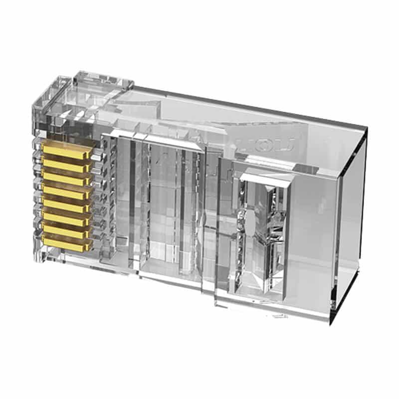 Vention Modular Plug RJ45 Cat.5E UTP Connector Διαφανές, 50 τεμάχια - Image 2