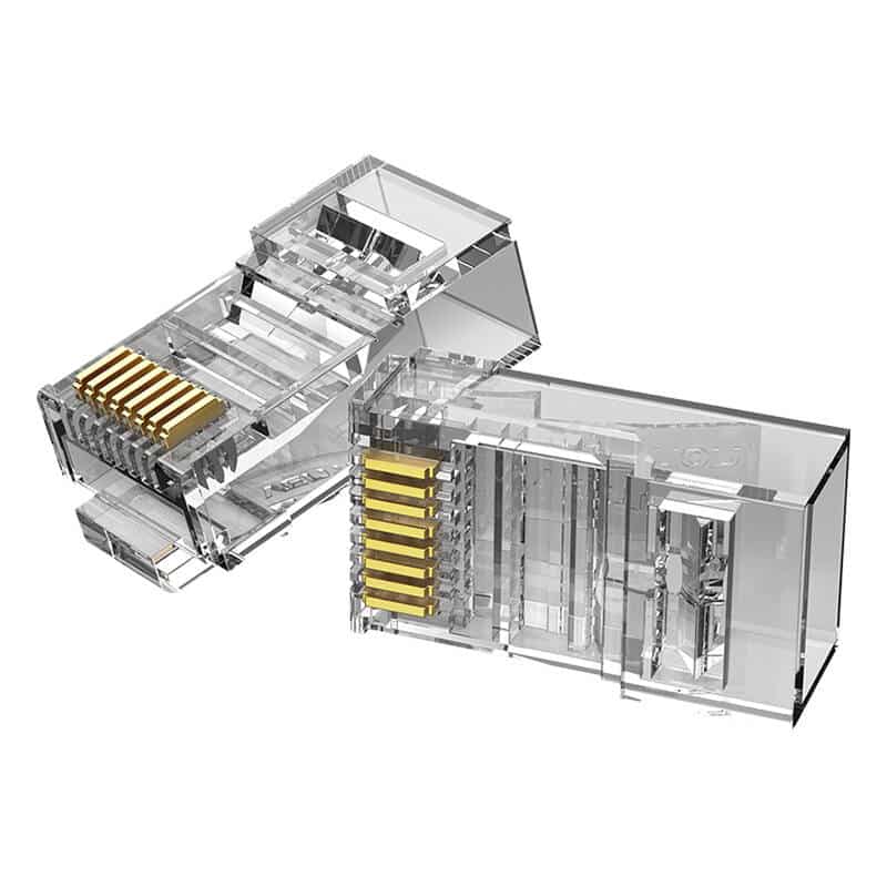Vention Modular Plug RJ45 Cat.5E UTP Connector Διαφανές, 50 τεμάχια - Image 3