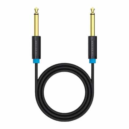 Καλώδιο Ήχου Vention BAABD TS 6.35mm 0.5m, Μαύρο
