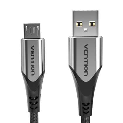 Καλώδιο USB 2.0 A προς Micro USB Vention COAHC 3A 0,25m γκρι