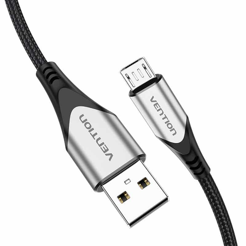 Καλώδιο USB 2.0 A προς Micro USB Vention COAHC 3A 0,25m γκρι - Image 2