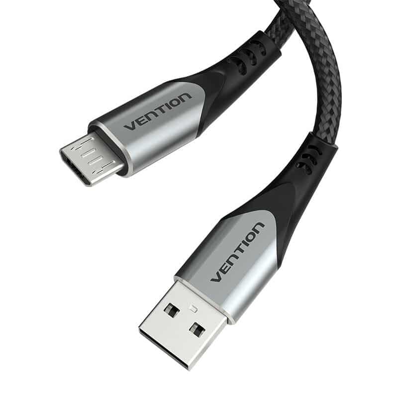 Καλώδιο USB 2.0 A προς Micro USB Vention COAHC 3A 0,25m γκρι - Image 3