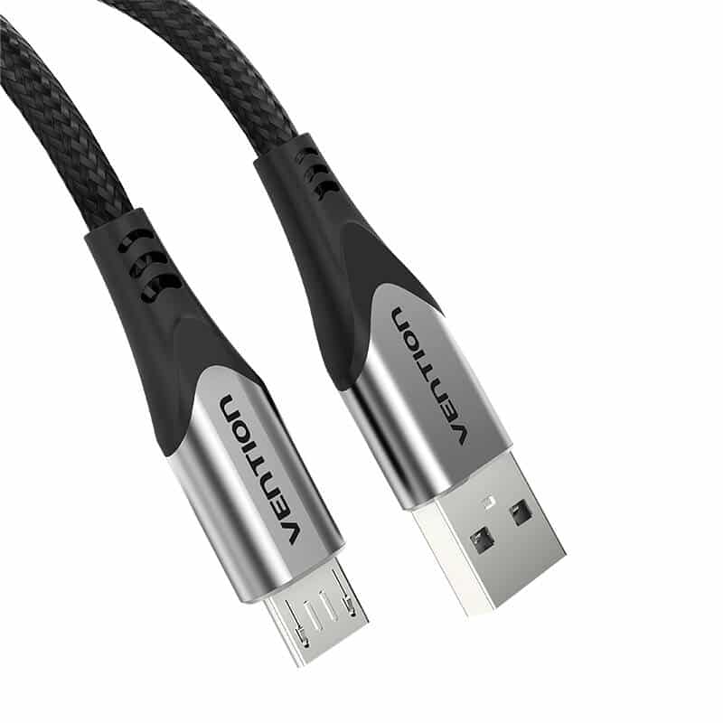 Καλώδιο USB 2.0 A προς Micro USB Vention COAHC 3A 0,25m γκρι - Image 4