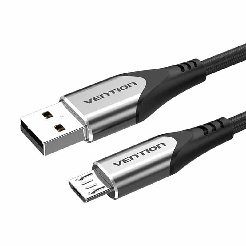 Καλώδιο USB 2.0 A προς Micro USB Vention COAHC 3A 0,25m γκρι - Image 5