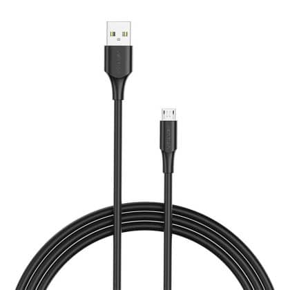 Καλώδιο USB 2.0 A προς Micro USB Vention CTIBC 2A 0.25m Μαύρο