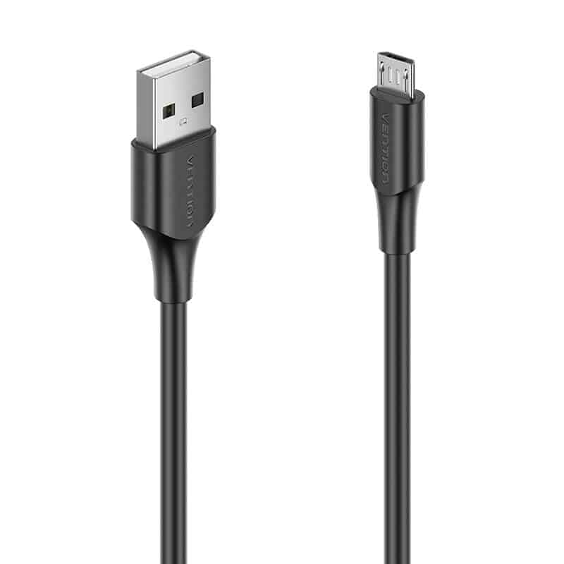 Καλώδιο USB 2.0 A προς Micro USB Vention CTIBC 2A 0.25m Μαύρο - Image 2