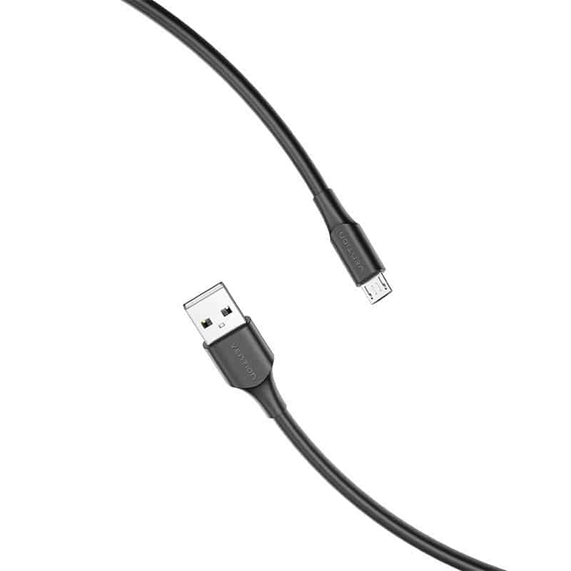 Καλώδιο USB 2.0 A προς Micro USB Vention CTIBC 2A 0.25m Μαύρο - Image 4