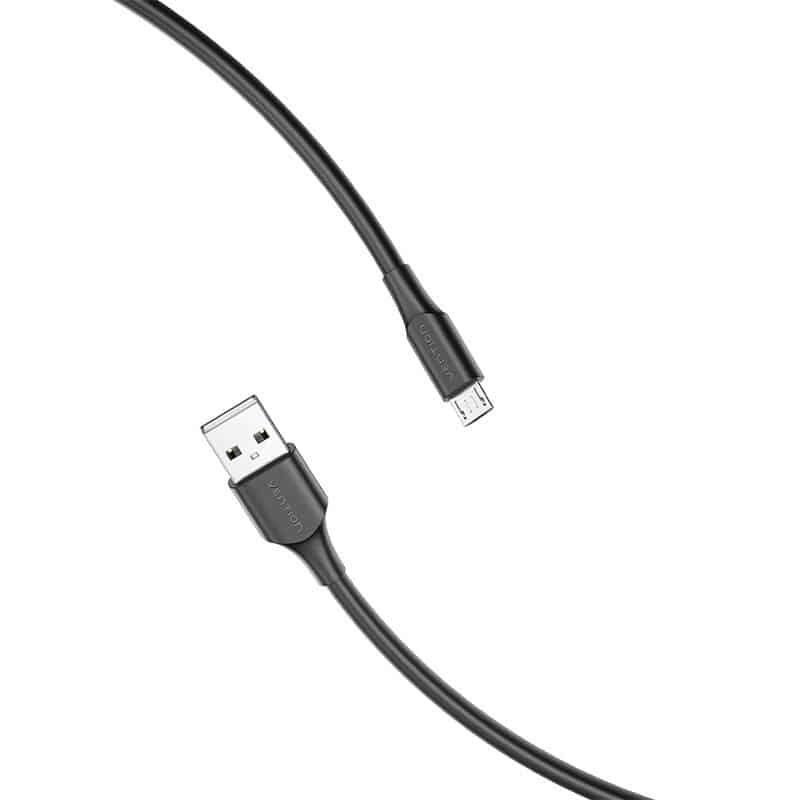 Καλώδιο USB 2.0 σε Micro USB Vention CTIBD 2A 0.5m (μαύρο) - Image 3