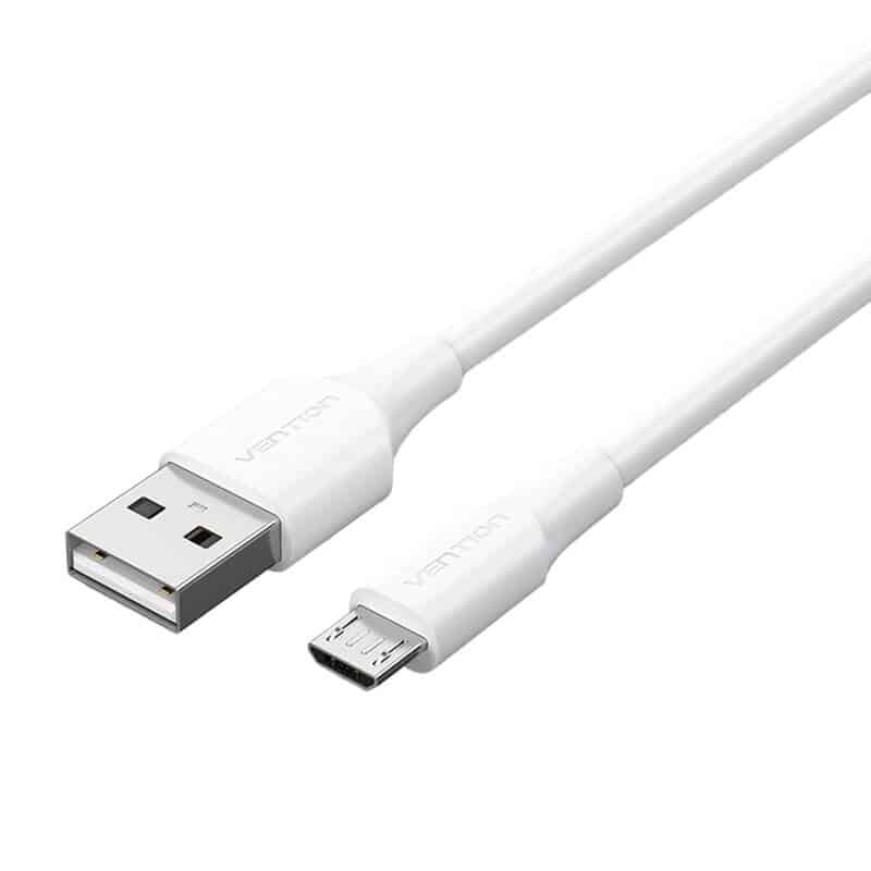 Καλώδιο USB 2.0 σε Micro USB Vention CTIWF 2A 1m (λευκό) - Image 4