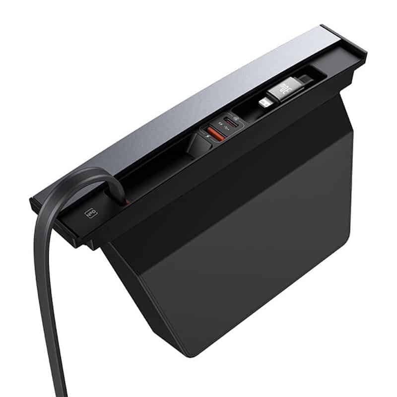 Baseus Hub T-Space με Καλώδια USB-C σε Lightning για Αυτοκίνητα Tesla (Μαύρο) - Image 4