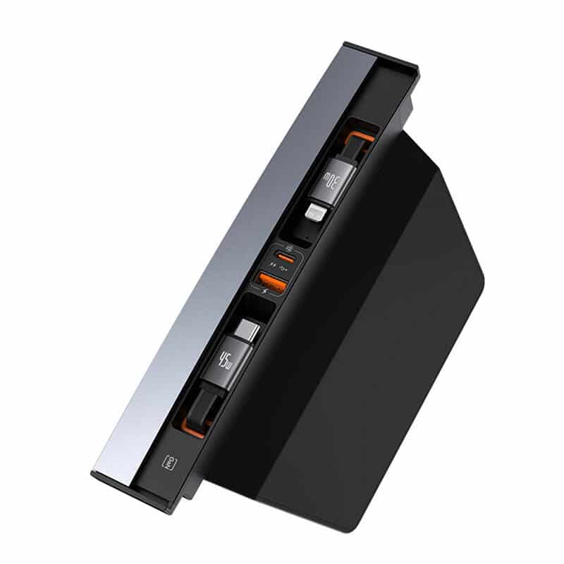 Baseus Hub T-Space με Καλώδια USB-C σε Lightning για Αυτοκίνητα Tesla (Μαύρο) - Image 6