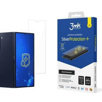 3MK SilverProtection+ Sam Z Fold 6 (front) Folded Edition Αντιμικροβιακή Μεμβράνη Που Τοποθετείται Με Υγρό