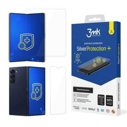 3MK SilverProtection+ Sam Z Fold 6 Folded Edition Αντιμικροβιακή Μεμβράνη Εγκατάστασης με Υγρό Μέθοδο
