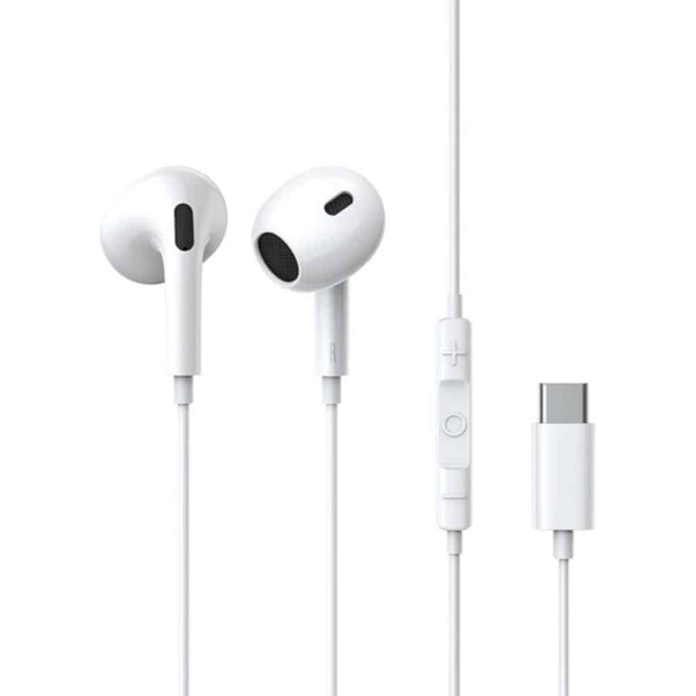 Baseus - Ενσύρματα Ακουστικά Encok CZ17 (A00170000213-Z1) - Type-C, μισό-στο-αυτί, 1.1m, 20Hz-20kHz - Λευκό Σελήνης - Image 2