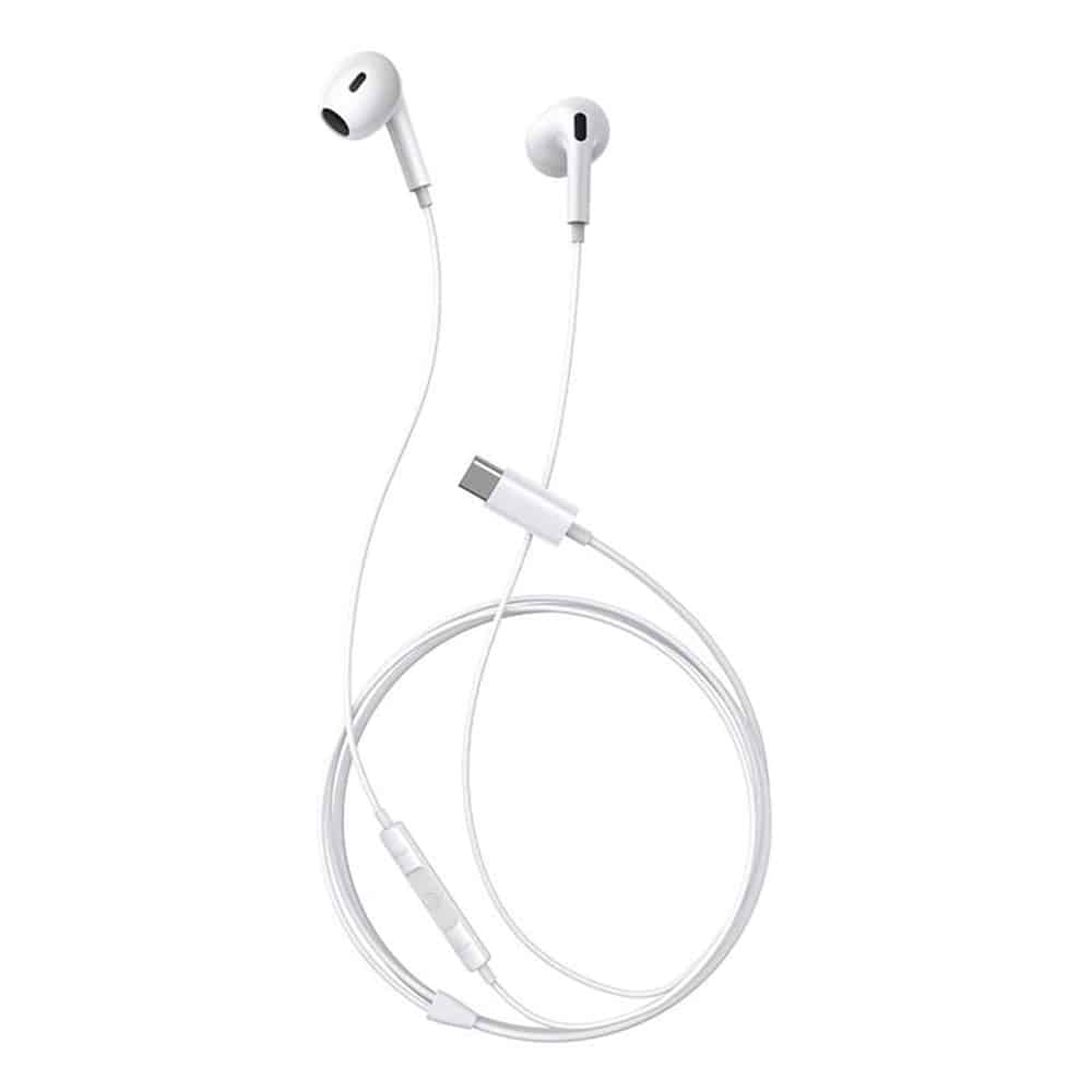 Baseus - Ενσύρματα Ακουστικά Encok CZ17 (A00170000213-Z1) - Type-C, μισό-στο-αυτί, 1.1m, 20Hz-20kHz - Λευκό Σελήνης - Image 3