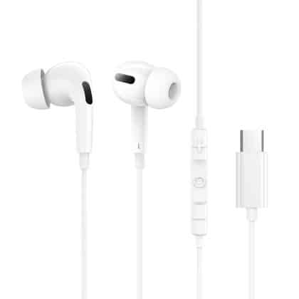 Baseus - Ενσύρματα Ακουστικά Encok C18 (NGCR030102) - Type-C, In-Ear - Λευκό