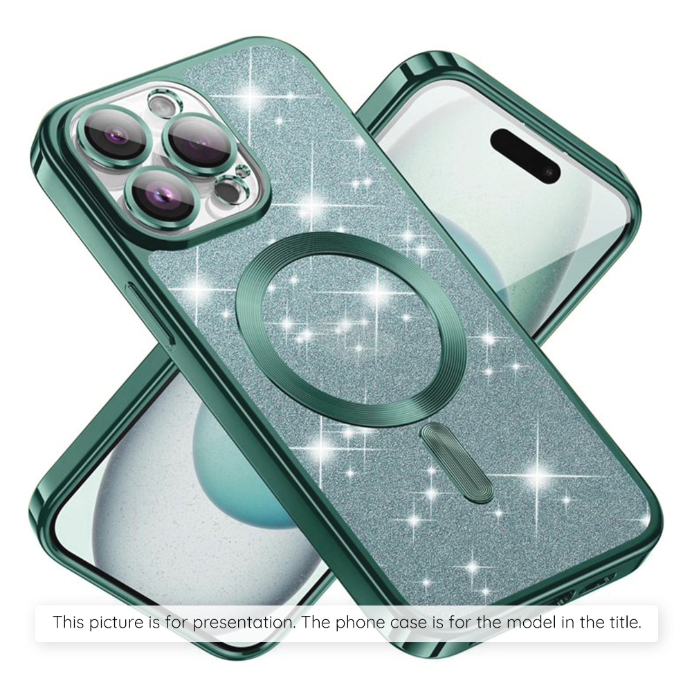 Techsuit - Luxury Glitter MagSafe - Samsung Galaxy A35 - Πράσινο - Image 2