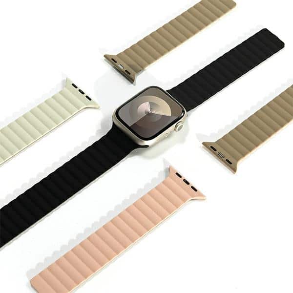 Araree pasek Silicone Link Apple Watch 38/40/41mm czarno-szary/black-gray AR70-01908A - Image 3