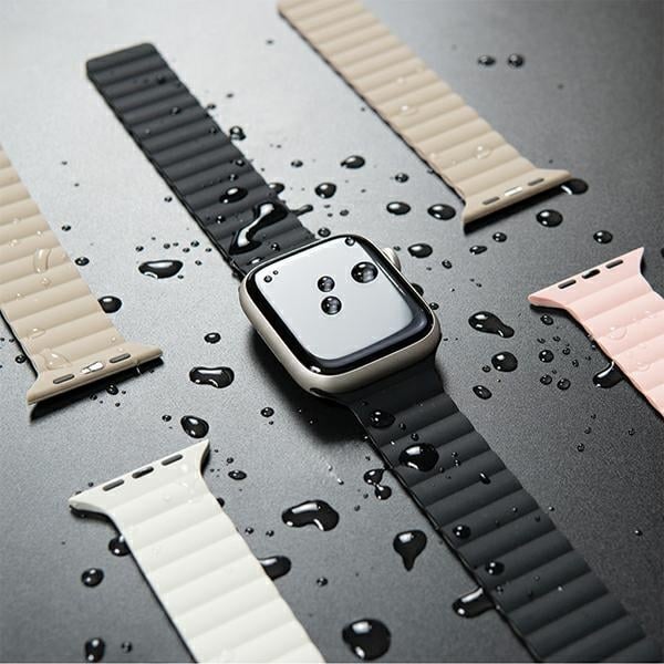 Araree pasek Silicone Link Apple Watch 38/40/41mm czarno-szary/black-gray AR70-01908A - Image 6