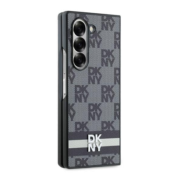 DKNY Checkered Pattern & Printed Stripes - θήκη για Samsung Galaxy Z Fold6 F956 - Μαύρο - Image 5