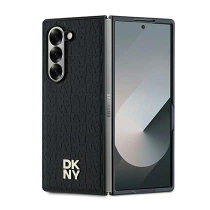 DKNY Repeat Pattern Stack Logo - θήκη για Samsung Galaxy Z Fold6 - Μαύρο