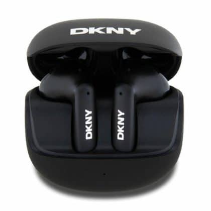 DKNY ασύρματα ακουστικά Bluetooth DKTWST6AEHLK TWS BT με σατινέ φινίρισμα μαύρο