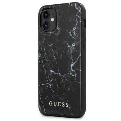 Guess Marble - θήκη για Apple iPhone 12 mini - Μαύρο