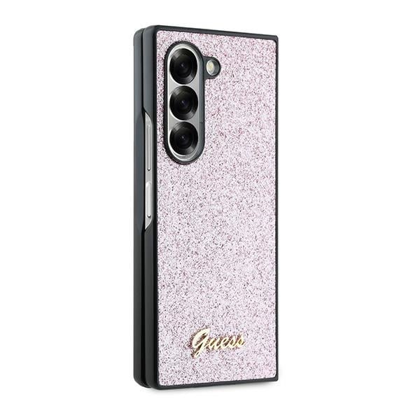 Guess Glitter Script - θήκη για Samsung Galaxy Z Fold6 - Ροζ - Image 5