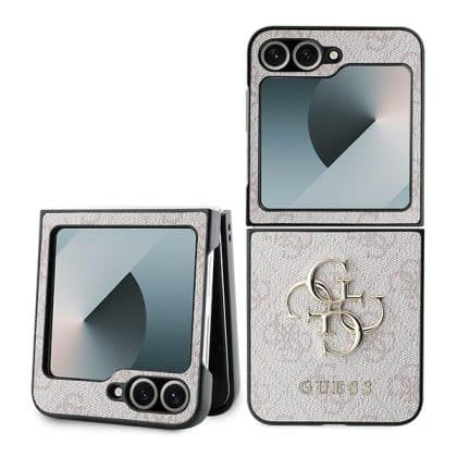 Guess - Metal Logo - Samsung Galaxy Z Flip6 - Ροζ