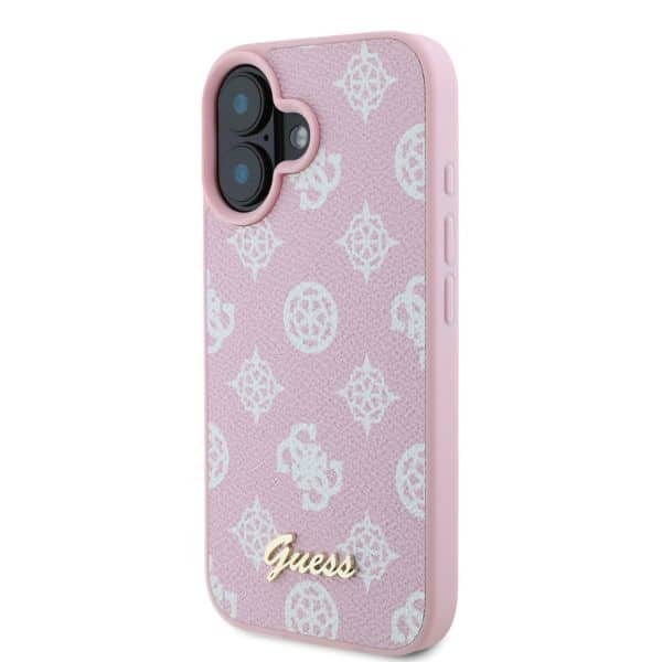 Guess Peony Script MagSafe - θήκη για Apple iPhone 16 - Ροζ - Image 2