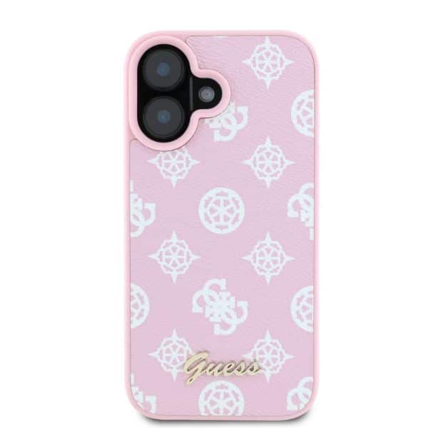 Guess Peony Script MagSafe - θήκη για Apple iPhone 16 - Ροζ - Image 3