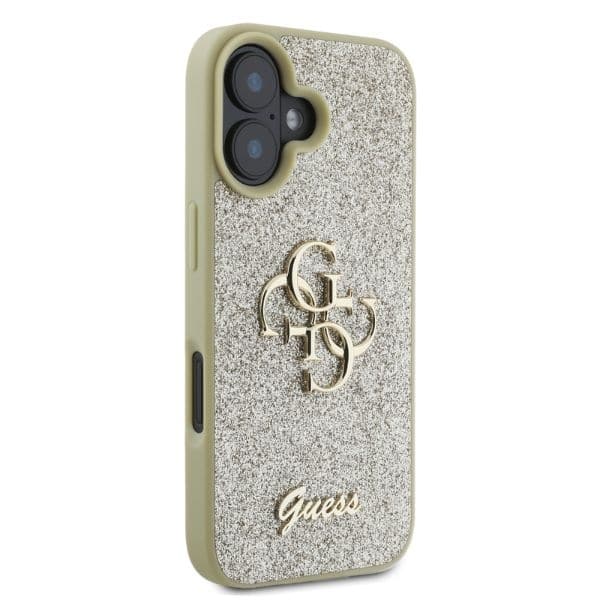 Guess Glitter Fixed Big - θήκη για Apple iPhone 16 6,1" - Χρυσό - Image 2