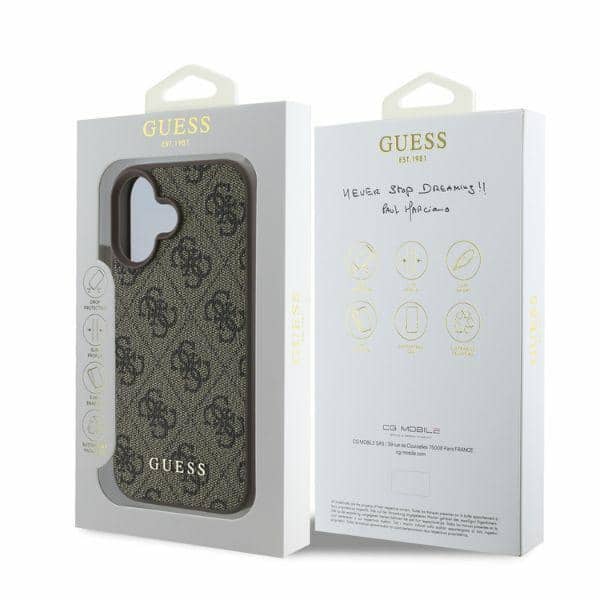 Guess Classic - θήκη για Apple iPhone 16 - Καφέ - Image 5