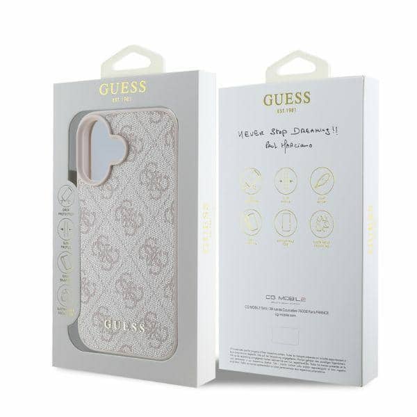 Guess Classic - θήκη για Apple iPhone 16 - Ροζ - Image 4