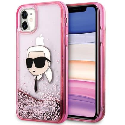 Karl Lagerfeld KLHCN61LNKHCP - θήκη για Apple iPhone 11 / XR - Ροζ