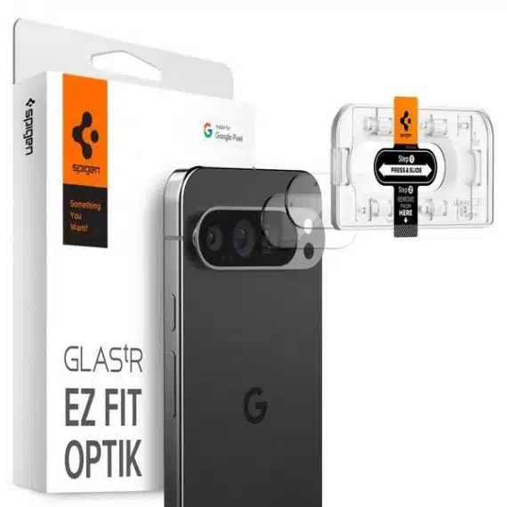 Spigen Optik.Tr Camera Google Pixel 9 Pro EZ FIT Lens 2τμχ/2pcs κρυστάλλινα διαυγές AGL08444