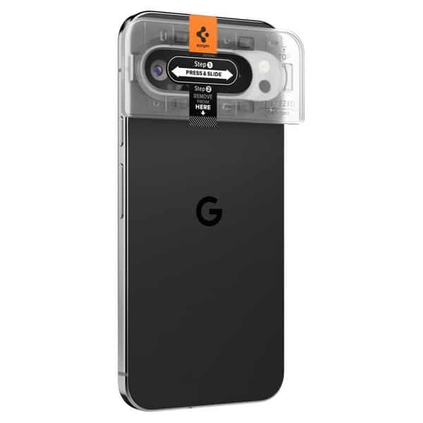 Spigen Optik.Tr Camera Google Pixel 9 Pro EZ FIT Lens 2τμχ/2pcs κρυστάλλινα διαυγές AGL08444 - Image 3