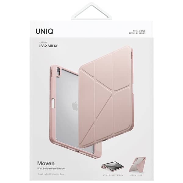 UNIQ θήκη Moven για iPad Air 13" (2024) ροζ/ροζ ρουμπίνι - Image 7