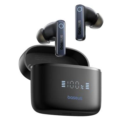 Baseus - Ασύρματα Ακουστικά Bowie 30 (A00073100126-00) - Bluetooth, Αληθινά Ασύρματα - Κοσμικό Μαύρο