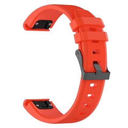 Techsuit - Watchband QuickFit 26mm (W058) - Garmin Fenix 3/3 HR/5X/5X Plus/6X/6X Pro/7X/7X Pro Solar - Orange