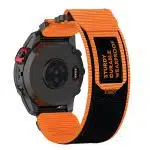 Techsuit - Λουράκι Ρολόι QuickFit 20mm (W057) - Instinct 2S/2S Solar/Approach S70 42mm/fenix 7S Pro Sapphire Solar - Πορτοκαλί - Image 3